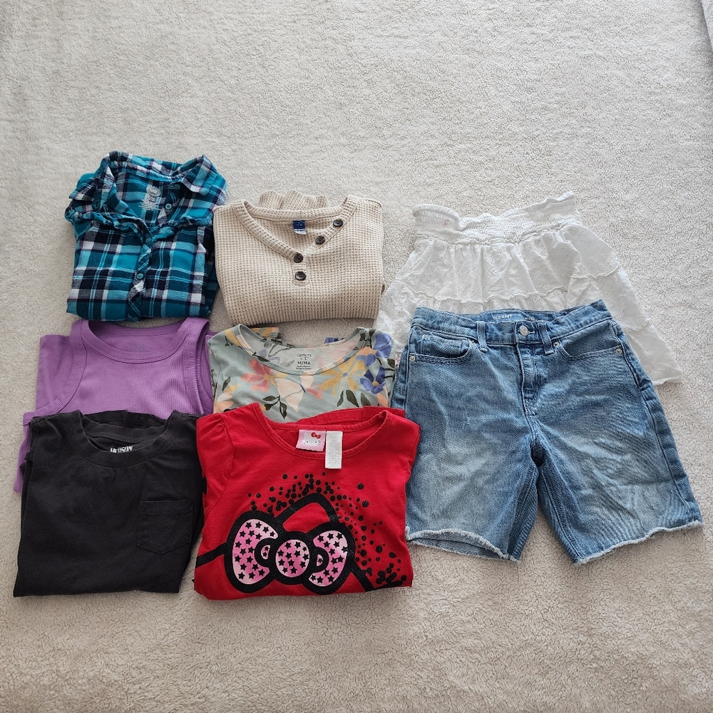 Clothing Bundle, Girls' Size Large & XL